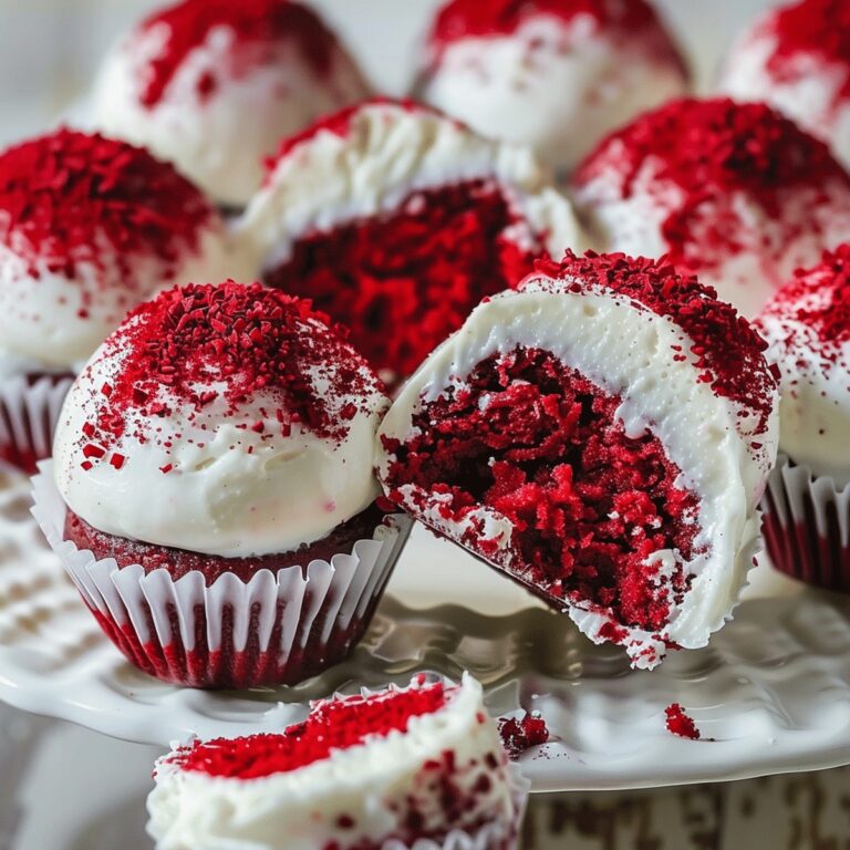 Velvety Red Velvet Cheesecake Bites Recipe