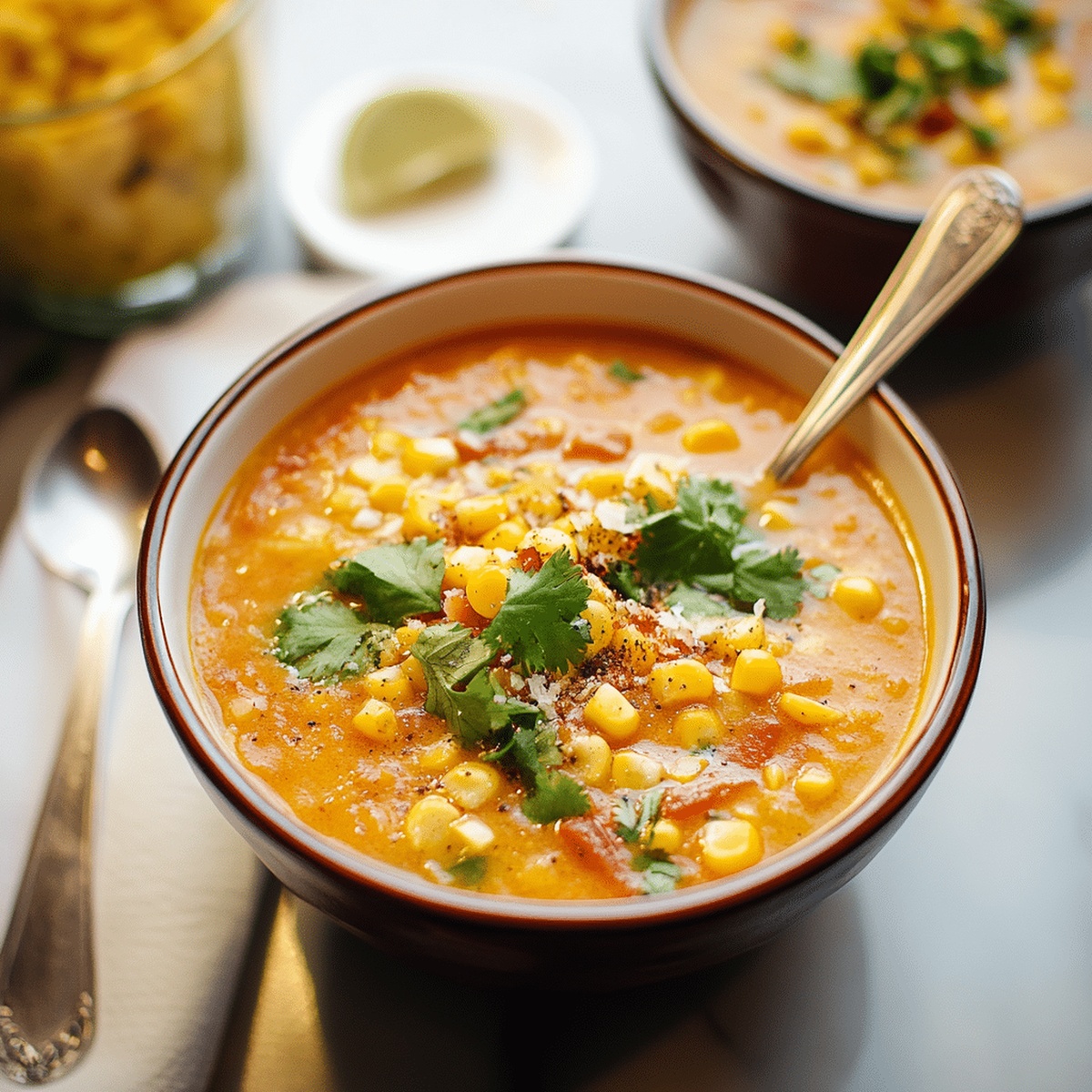 Mexican Street Corn Soup Recipe