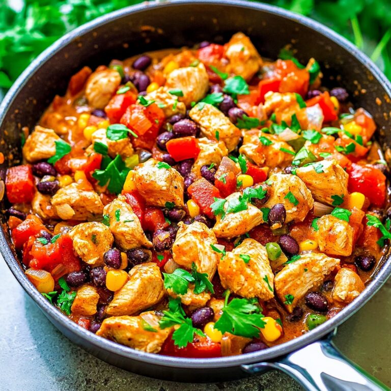 Southwestern Chicken And Black Bean Skillet Recipe