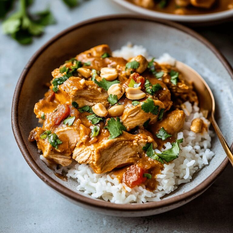 Slow Cooker Peanut Chicken Recipe