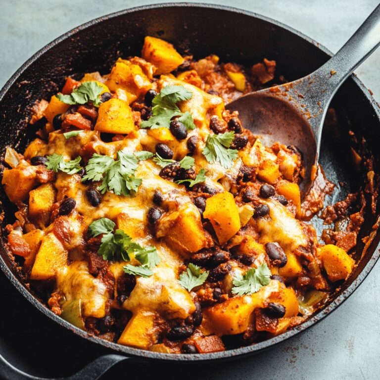 Butternut Squash And Black Bean Enchilada Skillet Recipe