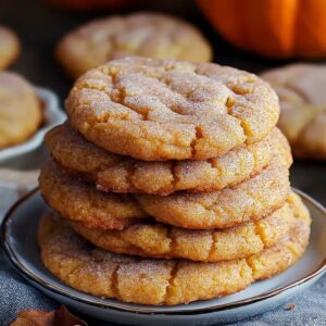Chewy Pumpkin Snickerdoodle Cookies Recipe