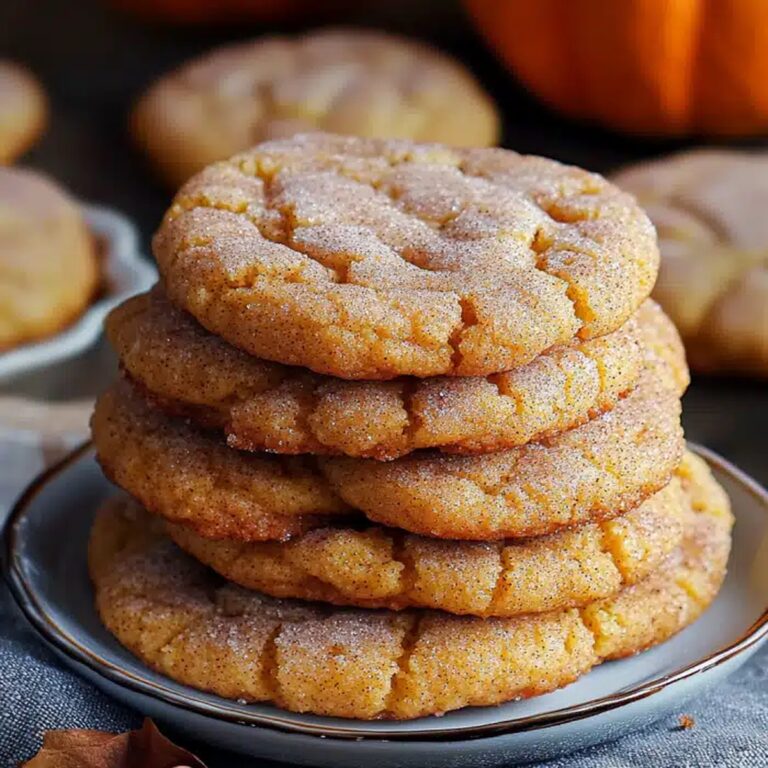 Chewy Pumpkin Snickerdoodle Cookies Recipe