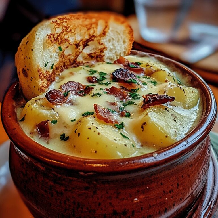 Old-Fashioned Potato & Bacon Soup Recipe