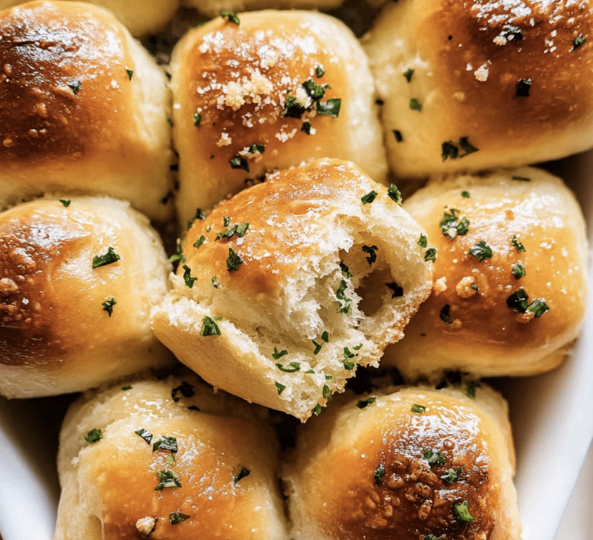 Crispy Garlic Bread Rolls Recipe