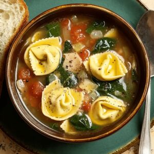 Hearty Spinach Tortellini Soup Recipe