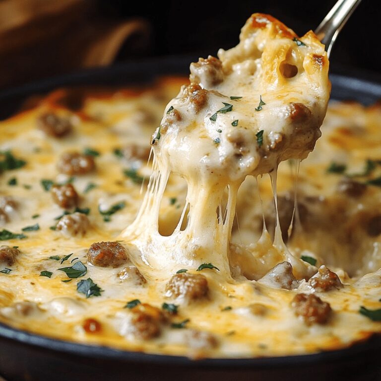 Cheesy Sausage Cheese Dip Recipe