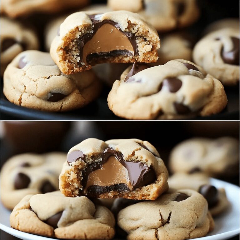 Heavenly Reeses Cup Stuffed Peanut Butter Blossom Cookies Recipe