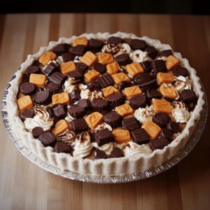 Giant Reeses Peanut Butter Cup Pie Recipe