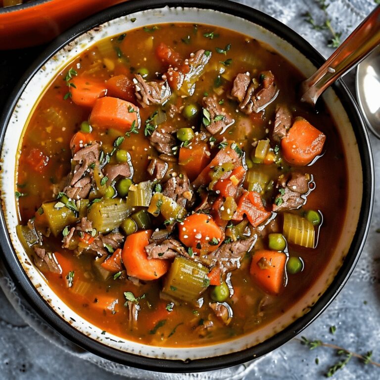 Beef Vegetable Soup Recipe