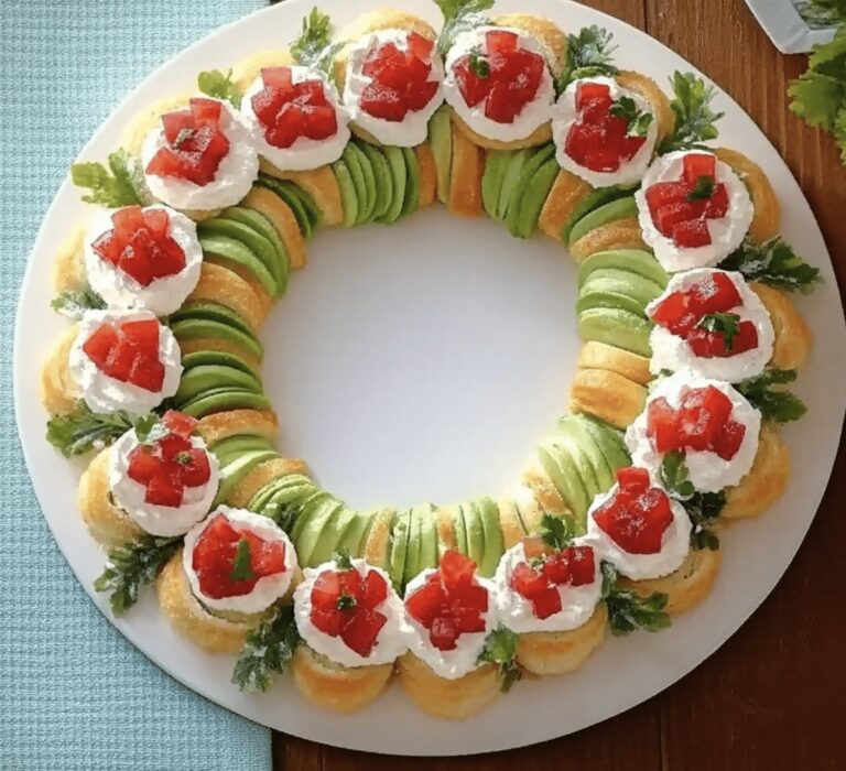 Festive Appetizer Wreath Recipe