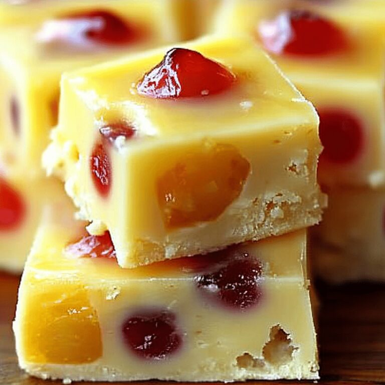 Pineapple Upside Down Cake Fudge Recipe