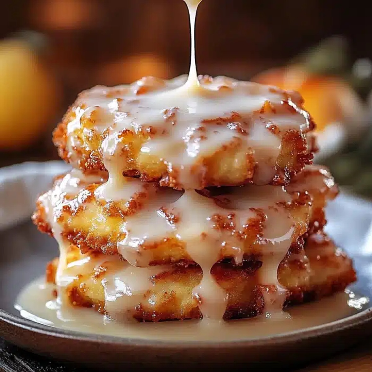 Crispy Baked Apple Fritters Recipe