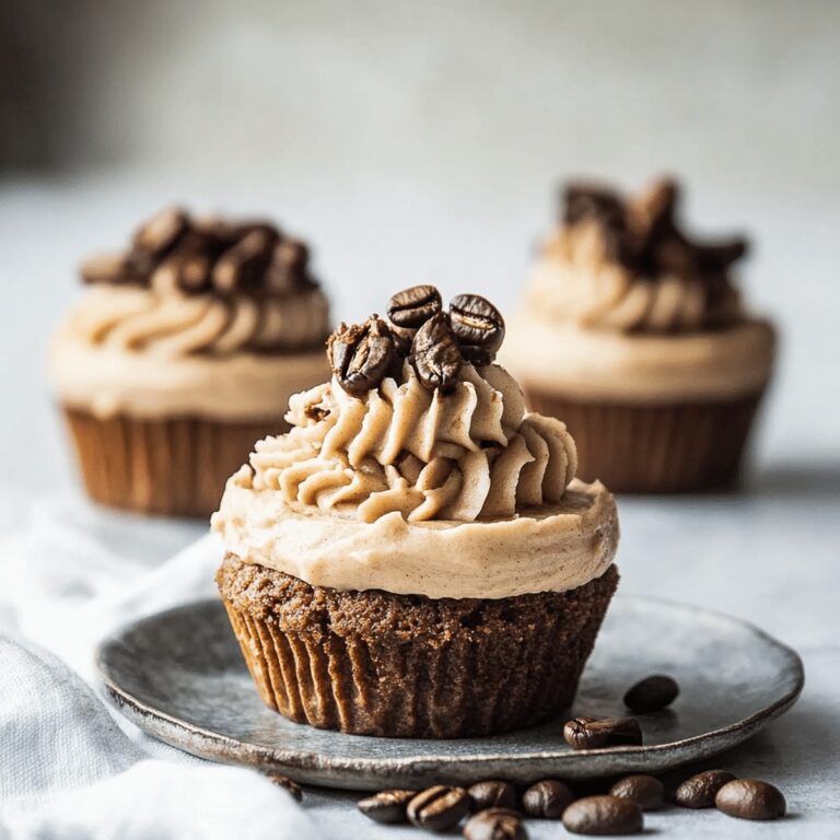 Decadent Raw Vegan Coffee Cupcakes Recipe
