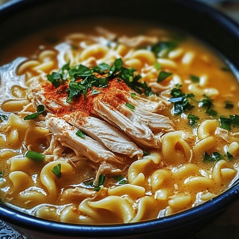 Savory Crack Chicken Noodle Soup Recipe