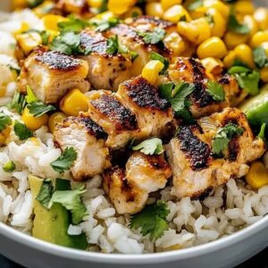 Street Corn Chicken Rice Bowl Recipe