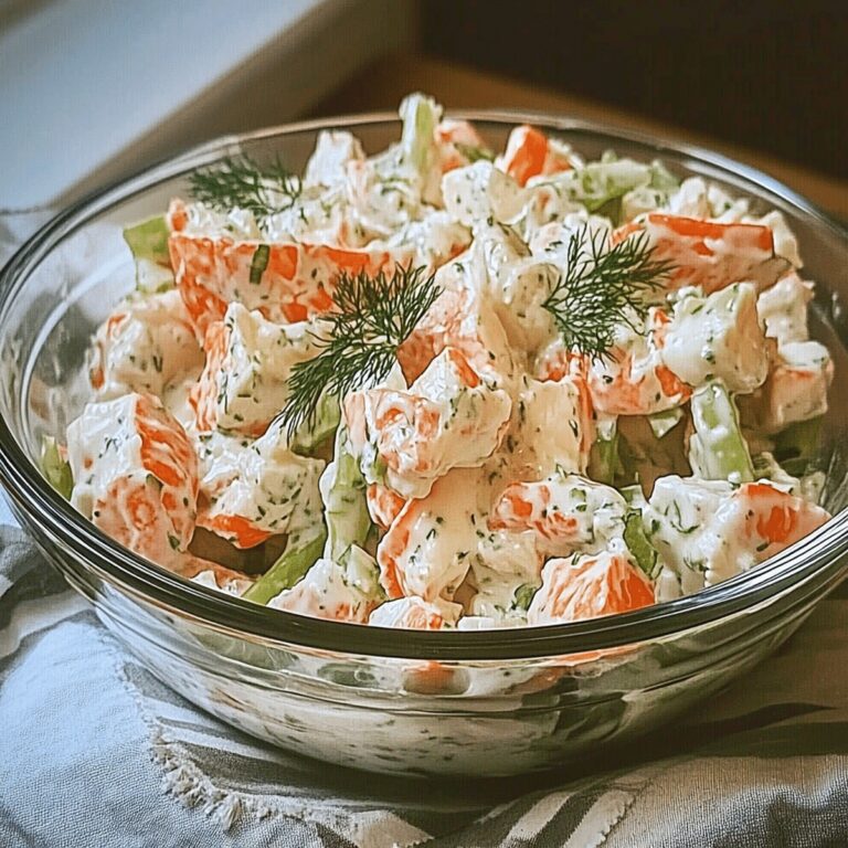 Crisp Crab Salad Recipe