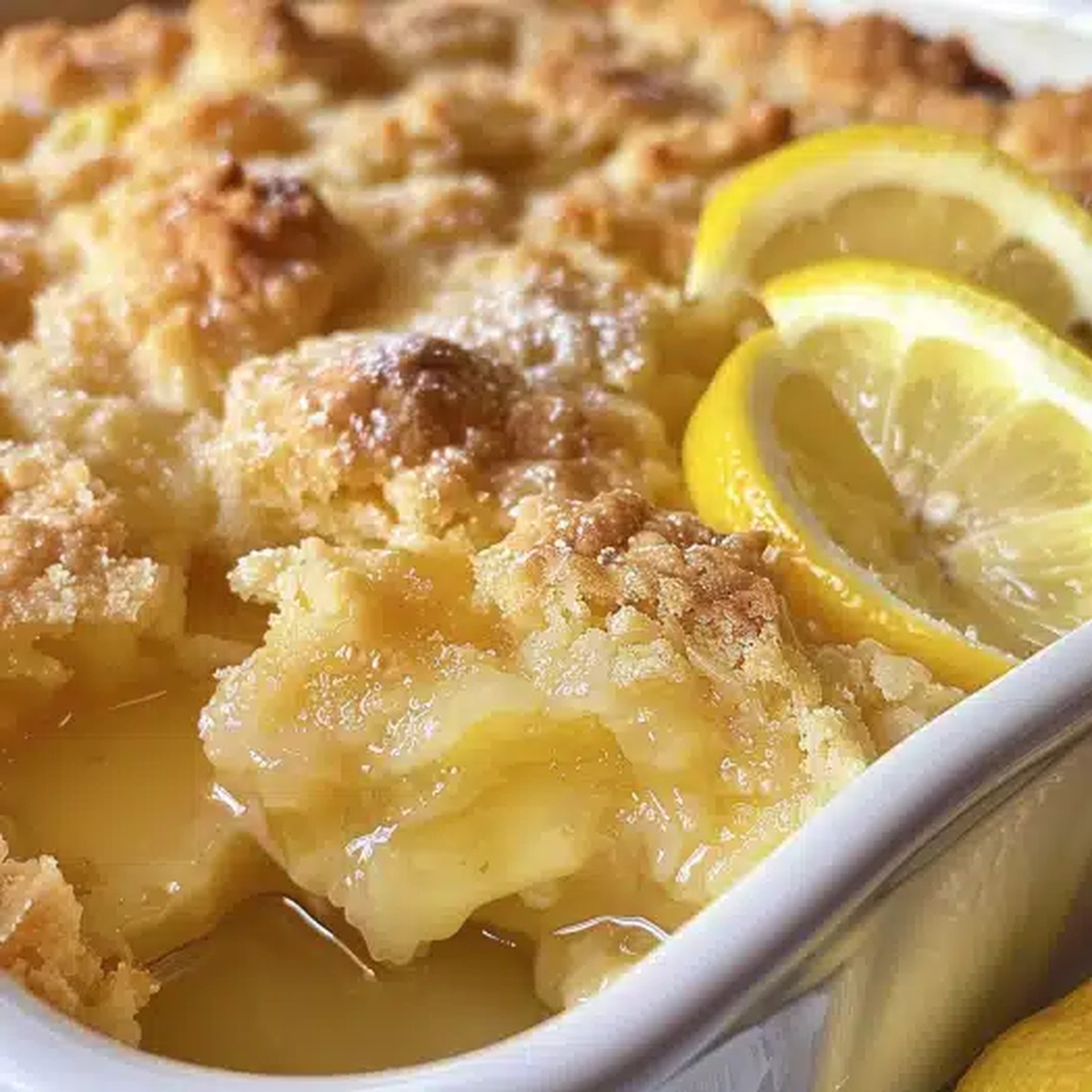Tangy Lemon Cobbler Recipe