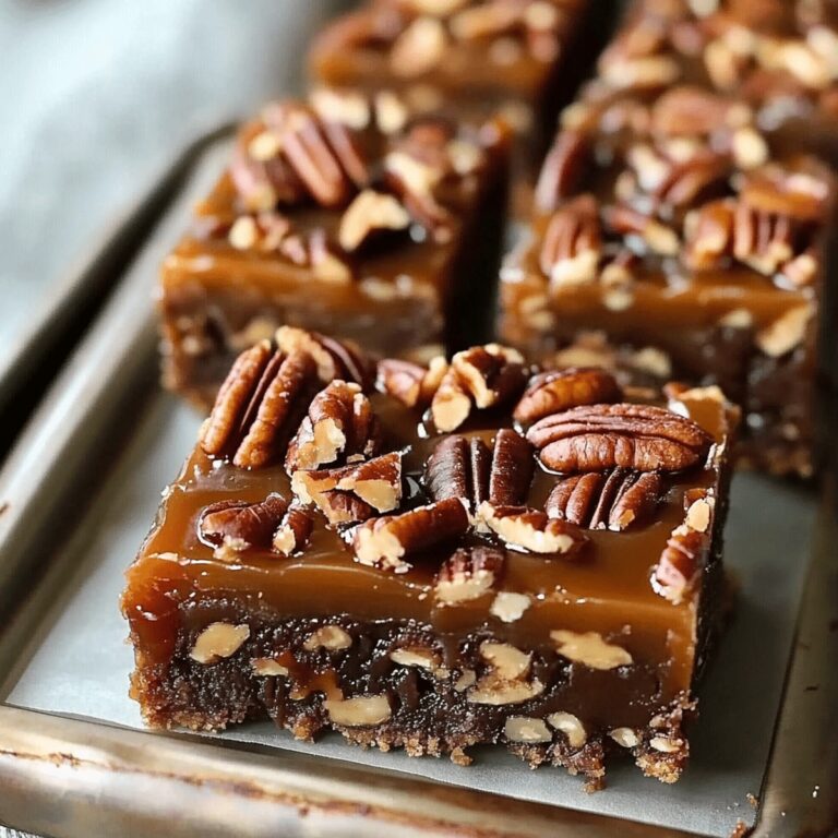 Decadent Caramel Pecan Turtle Bars Recipe