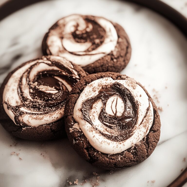 Chocolate Marshmallow Swirl Cookies Recipe