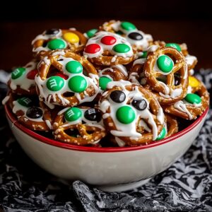 Pretzel M&M Hugs Recipe