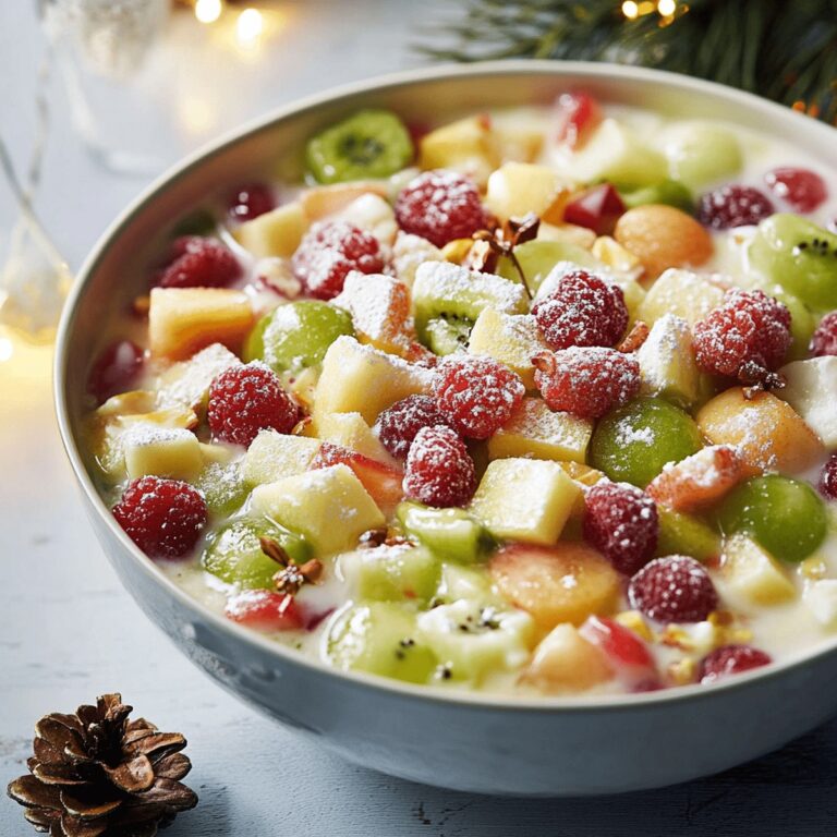 Festive Christmas Fruit Salad Recipe