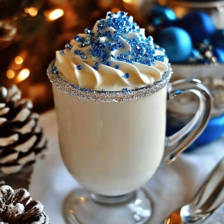 Winter Wonderland White Hot Chocolate Recipe