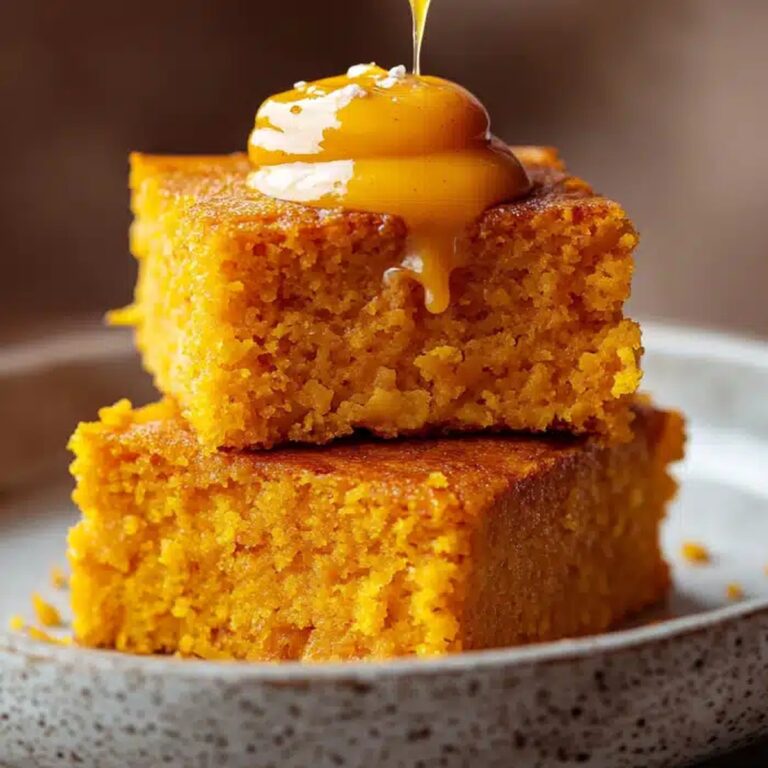 Rustic Maple Honey Butter Sweet Potato Cornbread Recipe