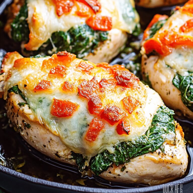 Crispy Spinach Stuffed Chicken Breast Recipe