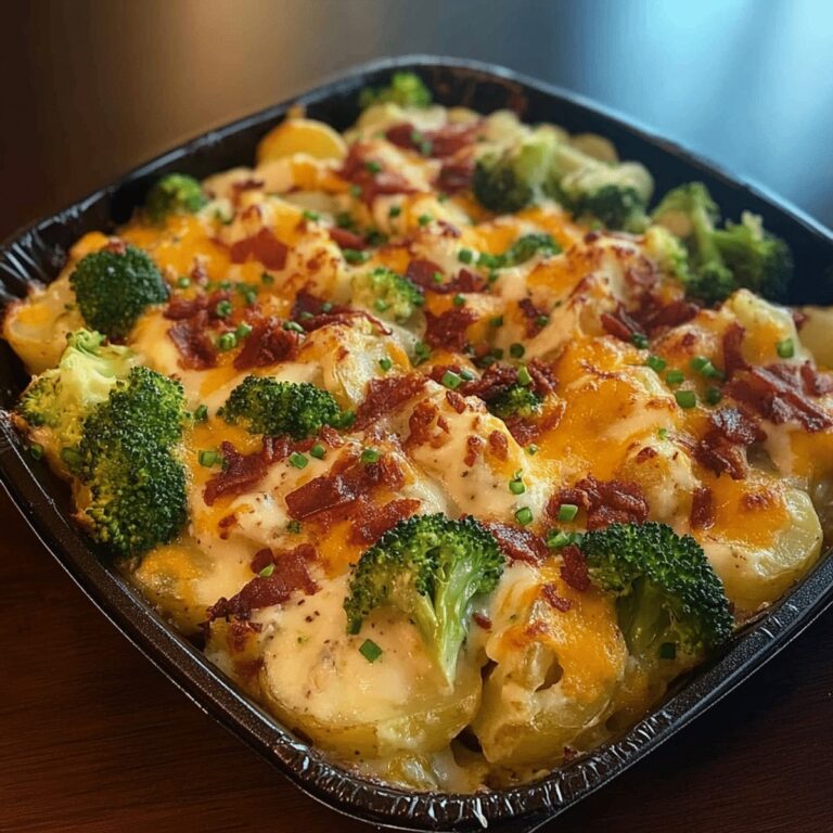 Crispy Loaded Broccoli Potato Pan Recipe