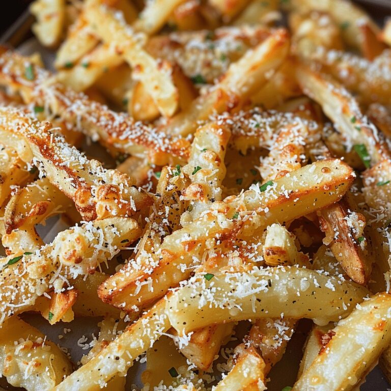 Baked Garlic Parmesan Fries Recipe