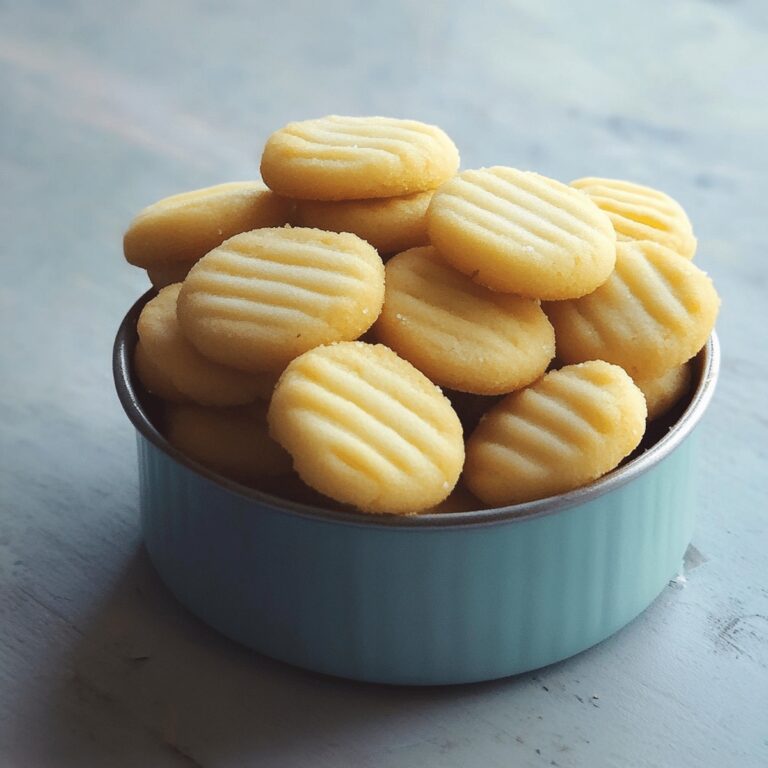 Crispy Mini Butter Cookies Recipe