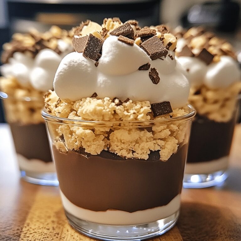 Smores Cheesecake Pudding Cups Recipe