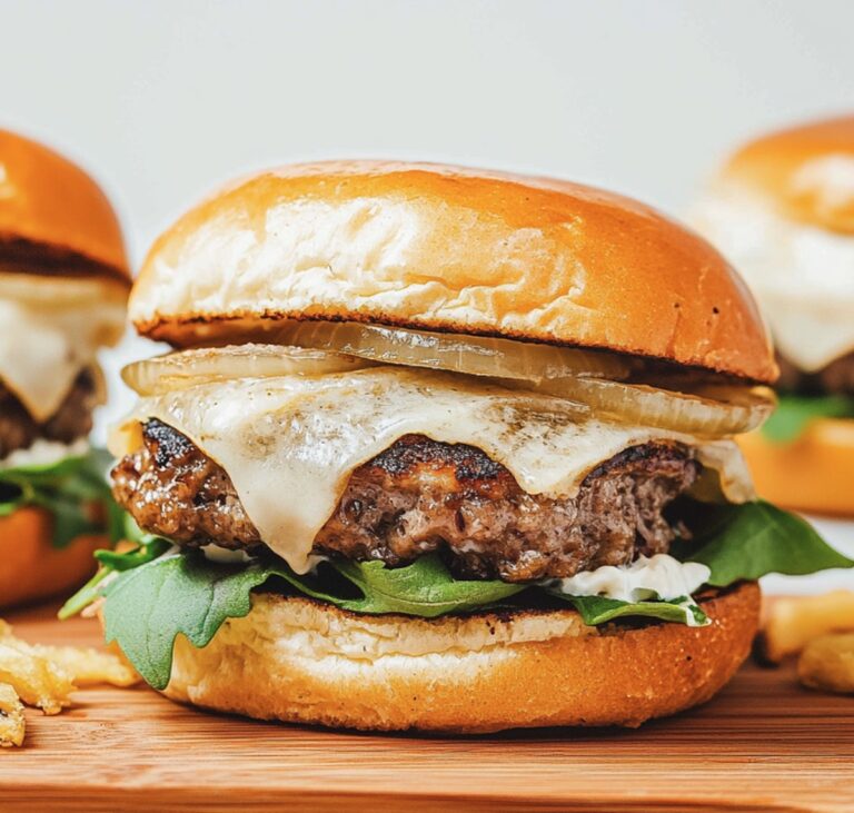 French Onion Burgers Recipe