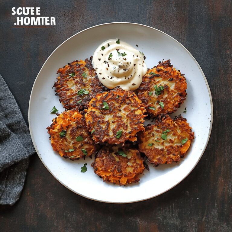 Crispy Sweet Potato Latkes Recipe