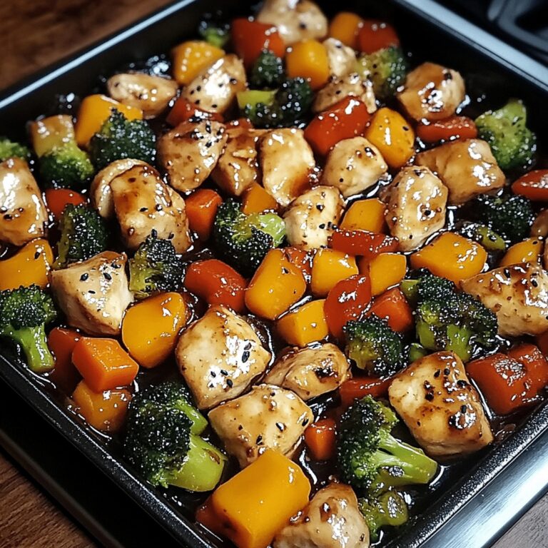 Teriyaki Chicken & Veggies One Pan Meal Recipe