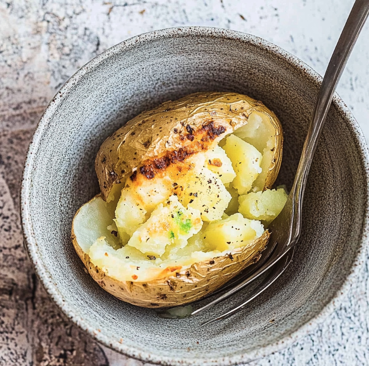 Grilled Baked Potatoes Recipe