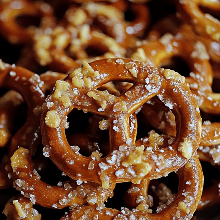 Butter Toffee Pretzels Recipe