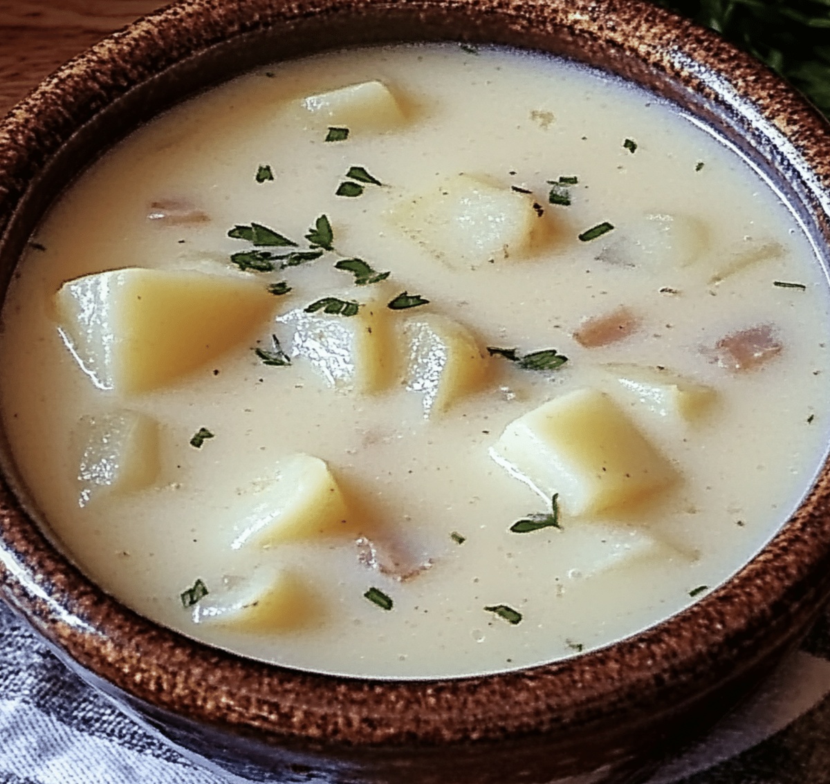 Hearty Grandmas Homemade Potato Soup Recipe
