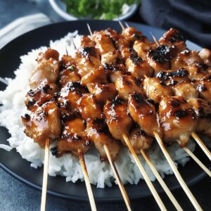 Sizzling Teriyaki Chicken Skewers Recipe