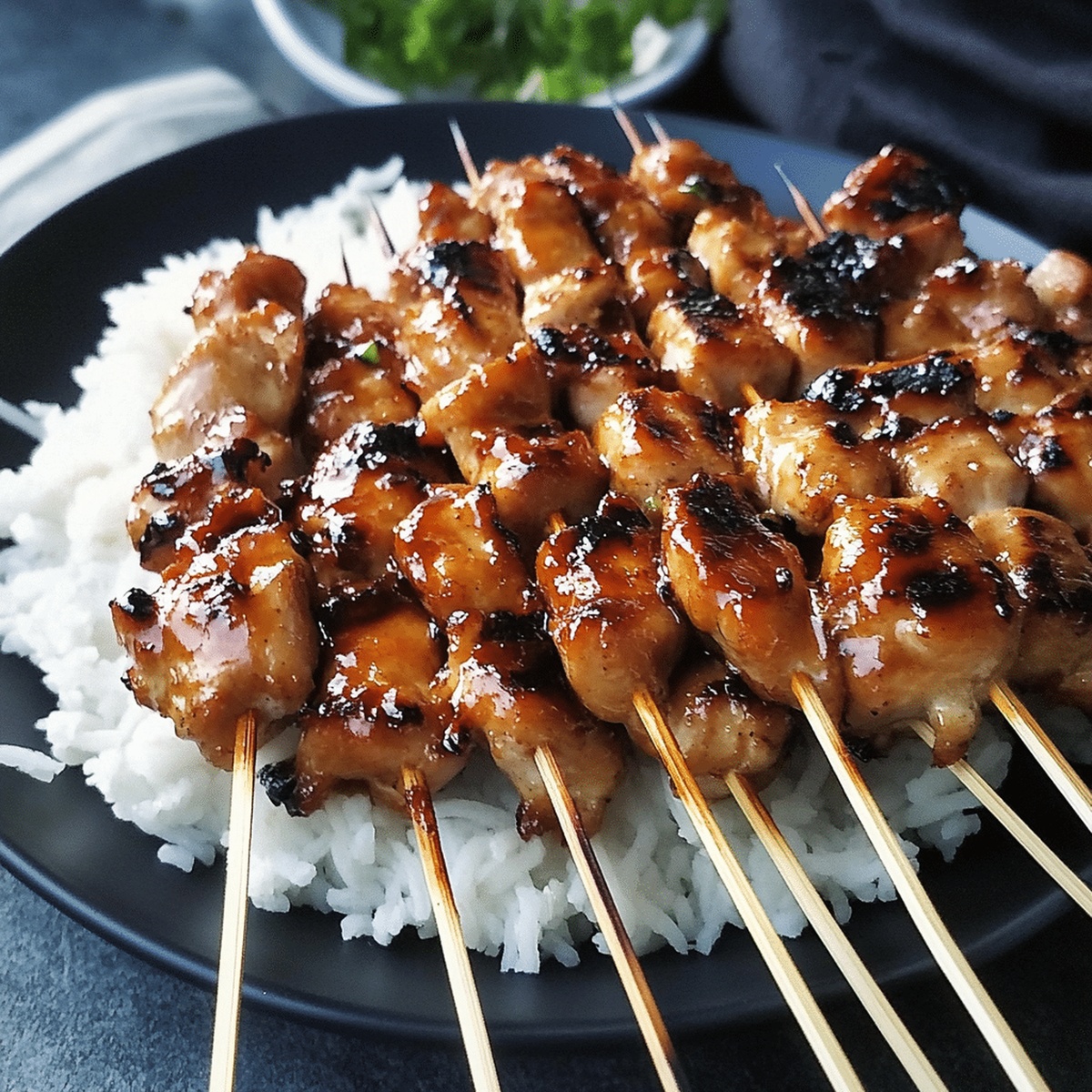 Sizzling Teriyaki Chicken Skewers Recipe