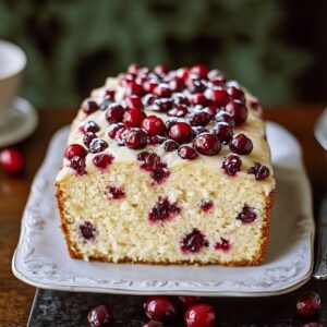 Cranberry Pound Cake Recipe