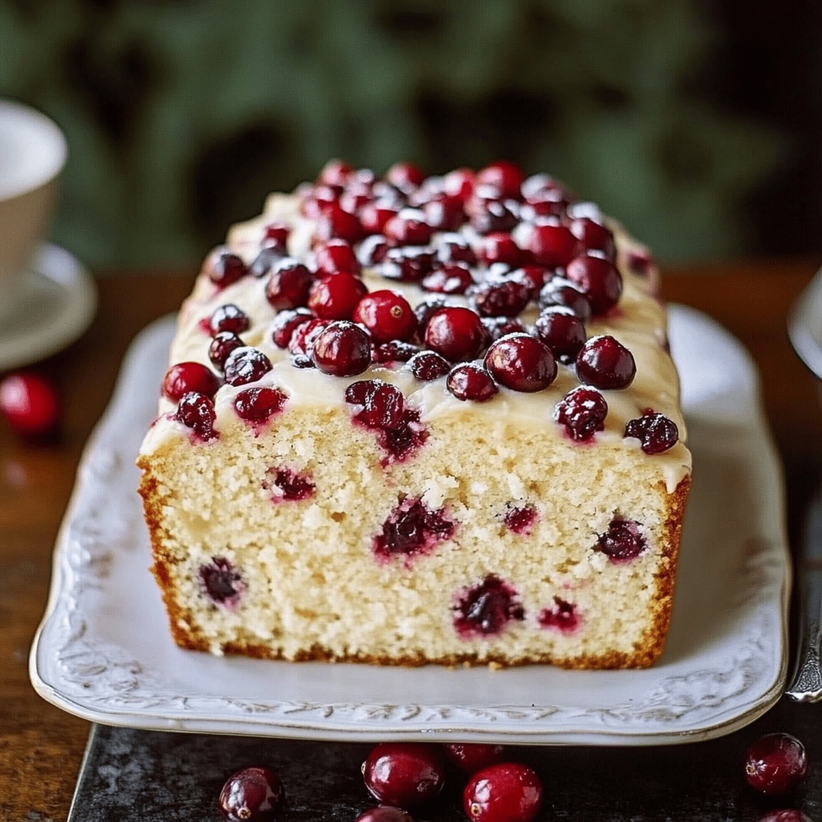 Cranberry Pound Cake Recipe