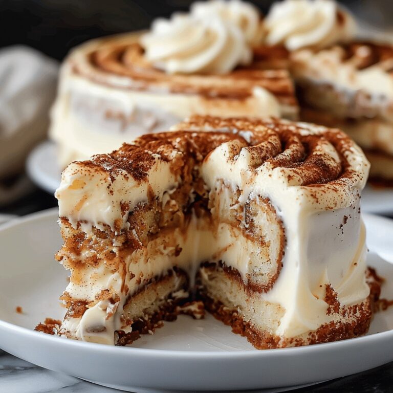 Fluffy Cinnamon Roll Cake Recipe