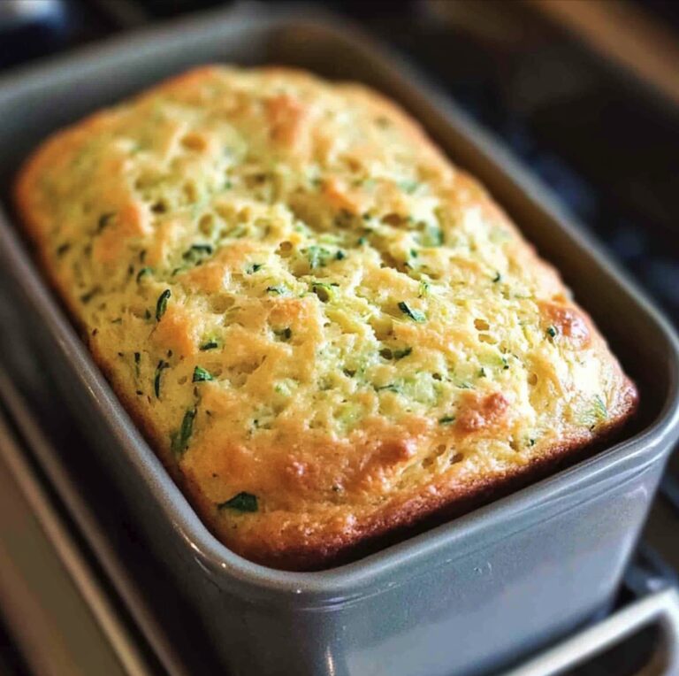 Savory Zucchini Cheddar Quick Bread Recipe