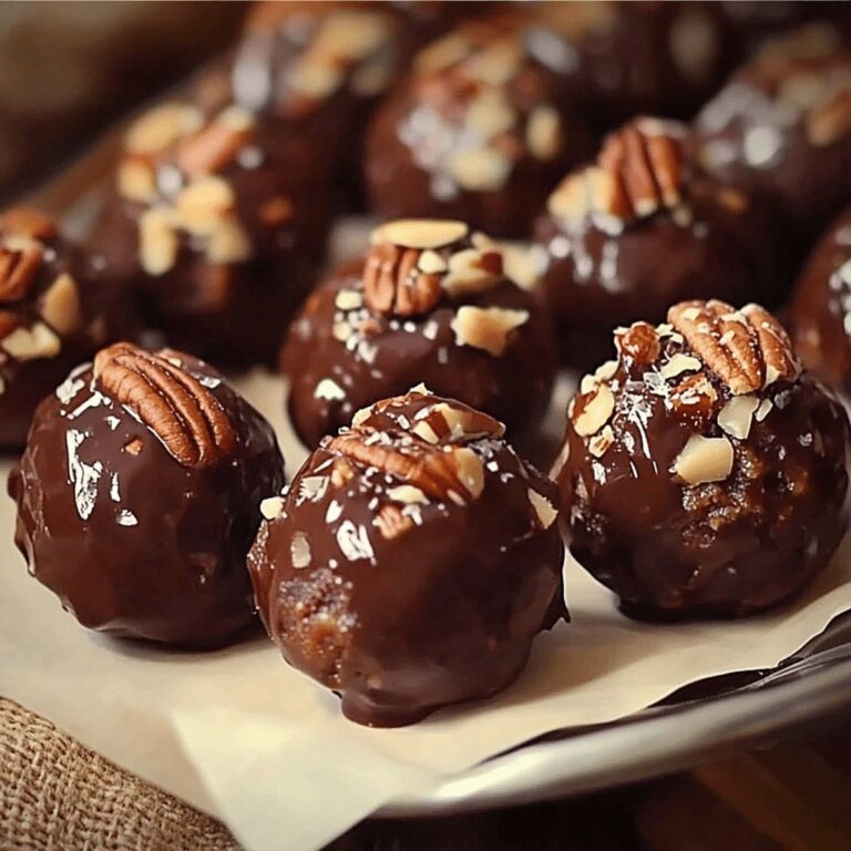 Chocolate Peacan Pie Balls Recipe