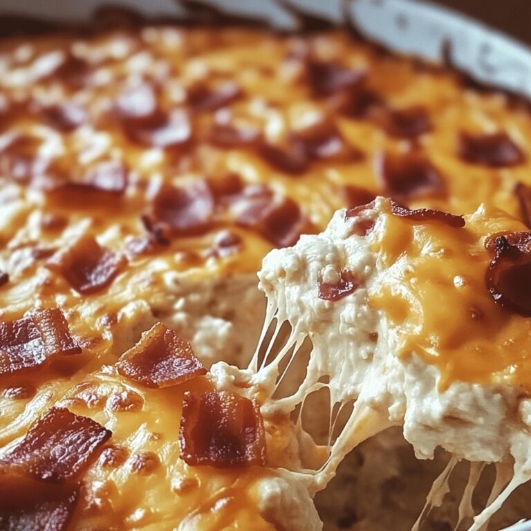 Cheesy Buffalo Chicken Bacon Dip Recipe