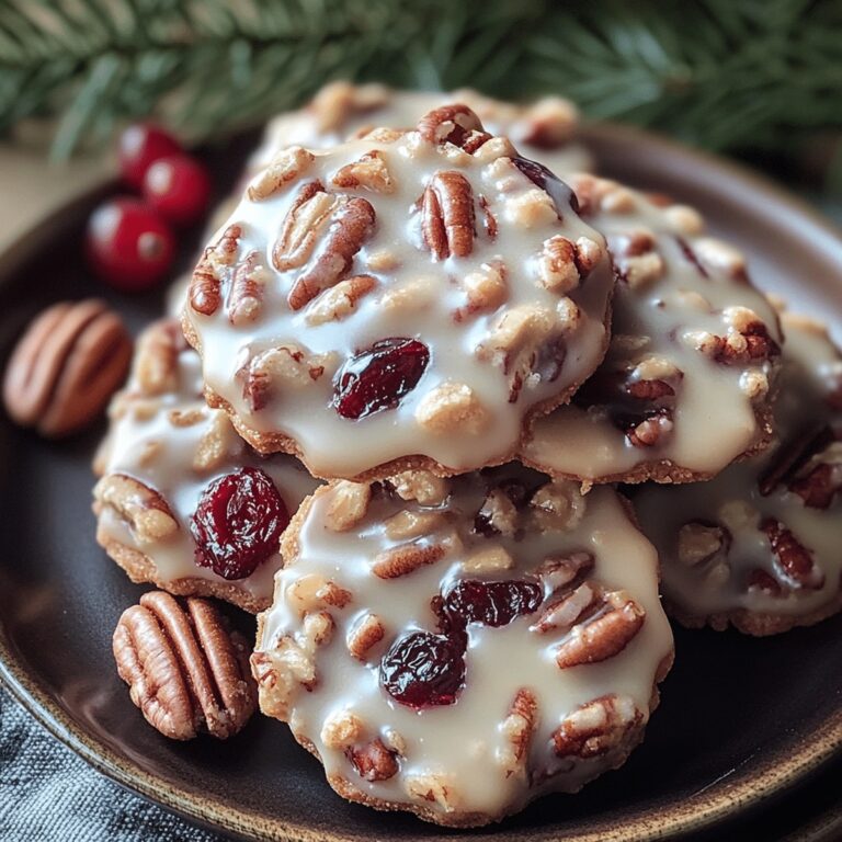 Effortless Cranberry Pecan Praline Cookies Recipe