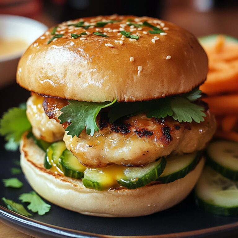 Chicken Dumpling Burgers Recipe
