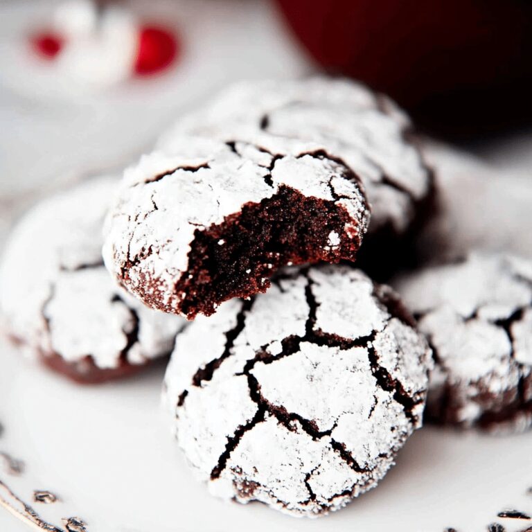 Soft Chocolate Crinkle Cookies Recipe